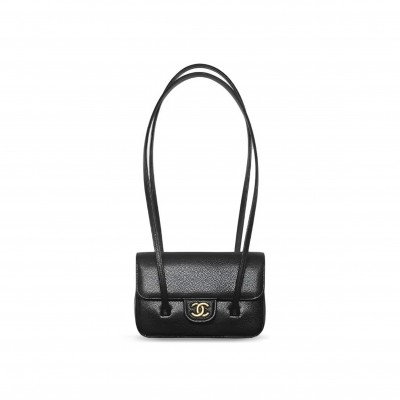 CHANEL CLUTCH WITH LEATHER STRAP AP5068  (17*11.5*5cm)